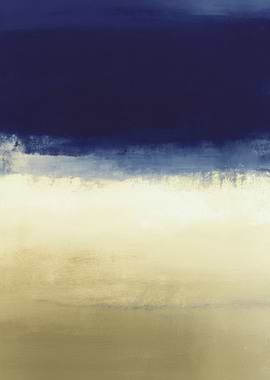 Abstract Horizontal Color Bands