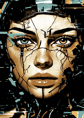 Cyberpunk Woman Portrait