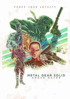 Metal Gear Solid Snake Eater Poster