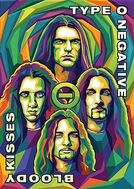 Type O Negative Bloody Kisses Pop Art