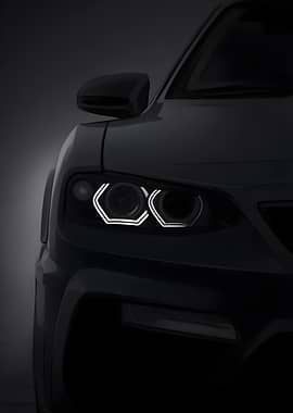 White Sport Car Modification