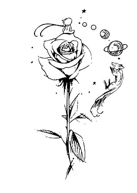 The Little Prince's Rose and Fox