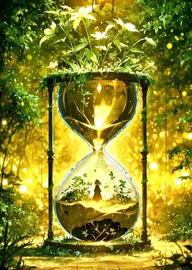 Magical Hourglass Garden