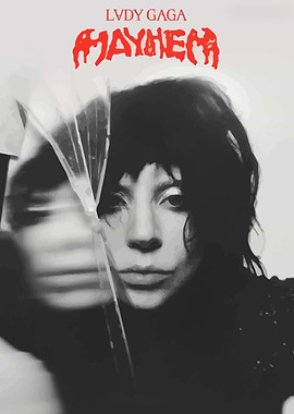 Lady Gaga Mayhem Poster