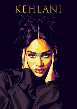 Kehlani Pop Art Portrait