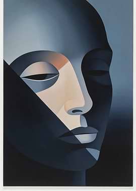 Abstract Portrait of a Face