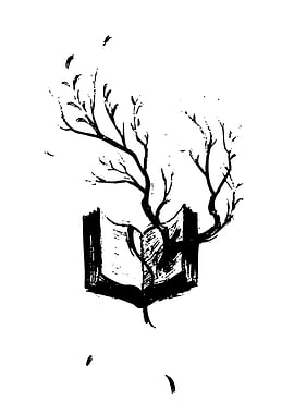 Tree Growing Out of Open Book