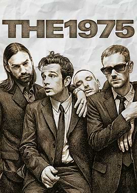 The 1975 Band Portrait