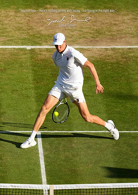 Jannik Sinner Tennis Action