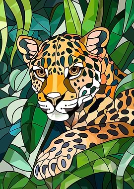 Jaguar in Lush Greenery