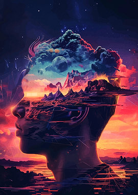 Surreal Mindscape Landscape