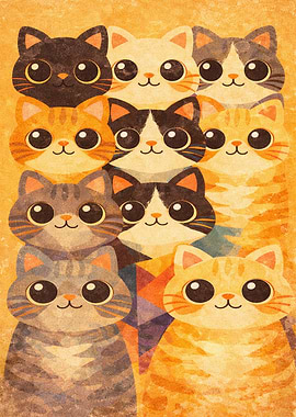 Cute Cat Illustration
