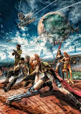 Final Fantasy XIII Characters on Alien Planet