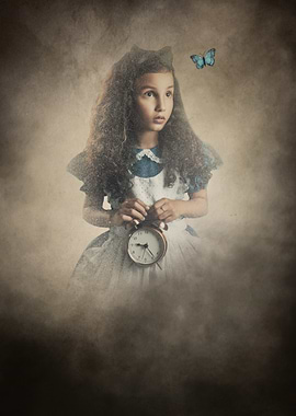 Alice in Wonderland with a Clock