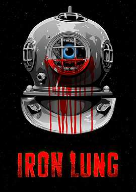 Bloody Iron Lung Diving Helmet