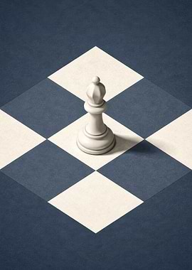 White Bishop on a Chessboard