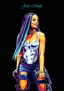 Jessie Murph Pop Art Portrait