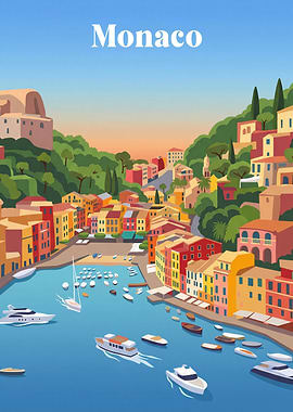 Monaco Coastal Town