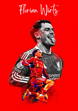 Florian Wirtz Soccer Player Poster