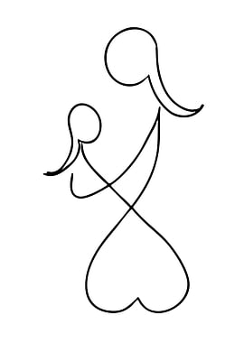 Mother and Child Embrace