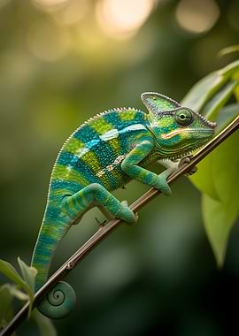 Chameleon on a Branch