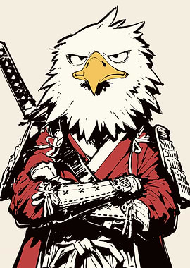 Eagle Samurai Warrior