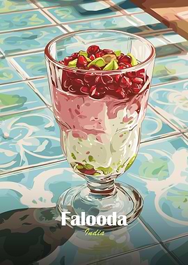 Falooda Dessert in a Glass