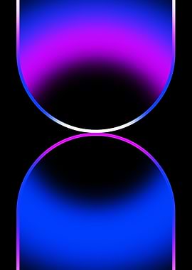 Abstract Neon Gradient Shapes