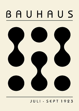 Bauhaus with Abstract Shapes