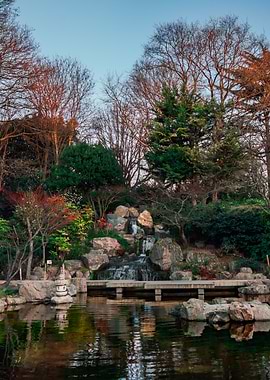 Kyoto Garden London – Japanese Garden Waterfall