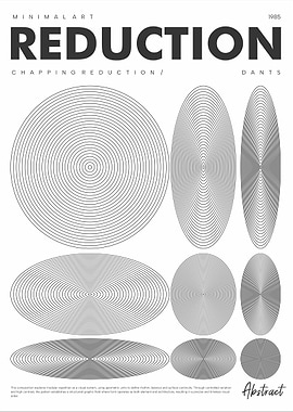 Minimalist Abstract Reduction Poster