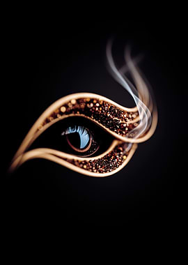 Mysterious Eye Masquerade Mask