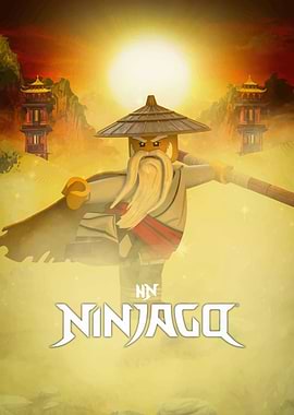 Master Wu Ninjago Poster