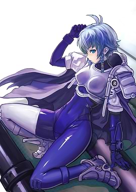 Anime Girl in Sci-Fi Armor