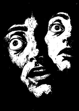 Distorted Faces in Black and White