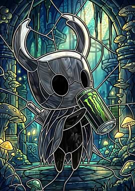 The Knight Drinking Monster Energy