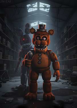 Scary Animatronics in a Warehouse