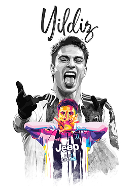 Yildiz Football Player Pop Art