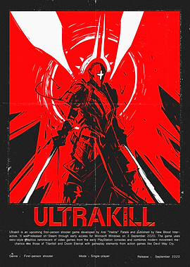 Ultrakill Game Poster