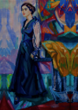 Portrait of Mrs Carin Östberg