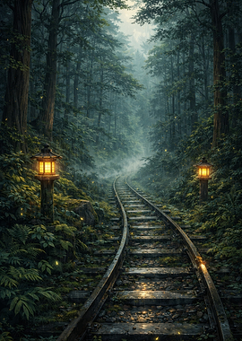 Enchanted Forest Train Tracks