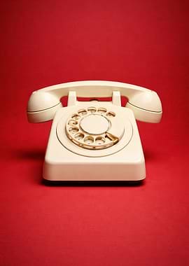 Retro Rotary Dial Telephone