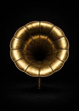 Antique Gramophone Horn