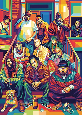 Hip Hop Legends Portrait