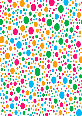 Colorful Polka Dot Pattern