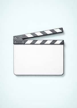 Blank Movie Clapperboard
