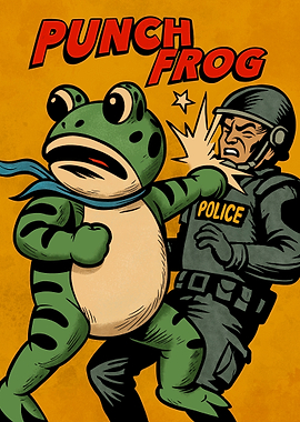 Punch Frog vs. Police Officer