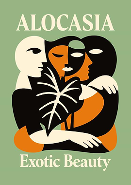 Alocasia Exotic Beauty Poster