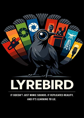 Lyrebird Mimicry Art