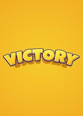 Victory Text Art